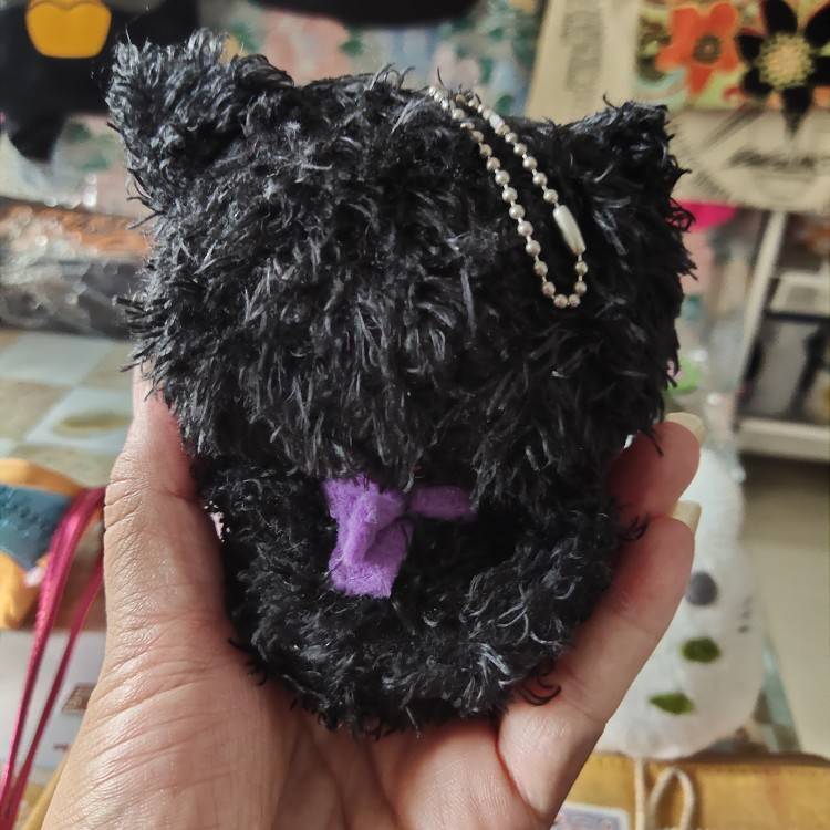 Plush little doll pendant