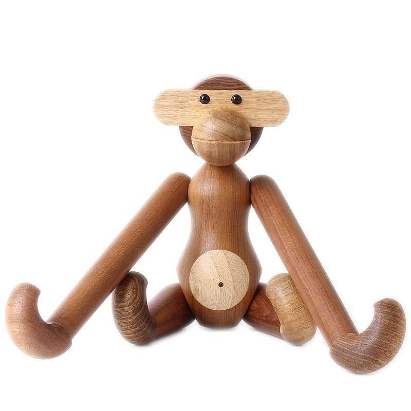 Danish puppet ornament Nordic INS home decoration solid wooden animal craft wood products creative gift