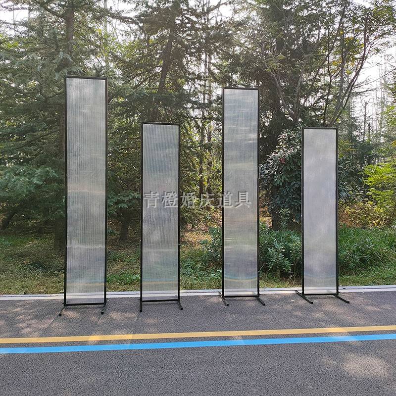 Outdoor Marriage Celebration Prop Black Arch Captive Founded Iron Skill Wedding Welcome Stage Flower Slash Movies