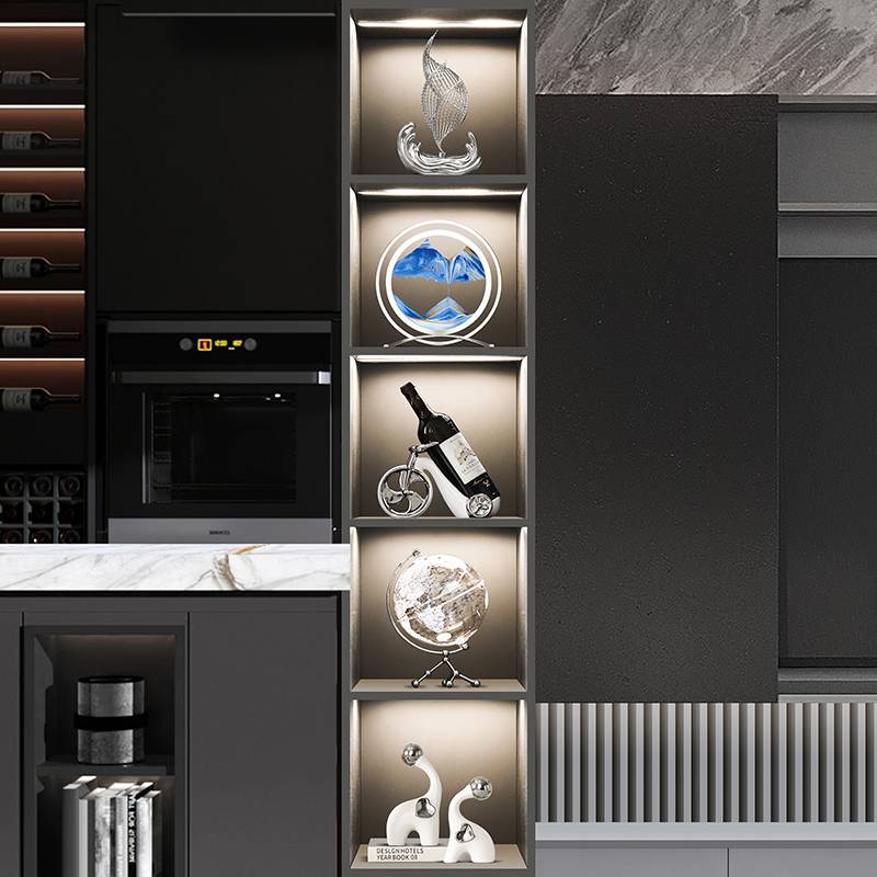 Violent Bear Ceramics Decoration Simple Living Room Wine Cabinet