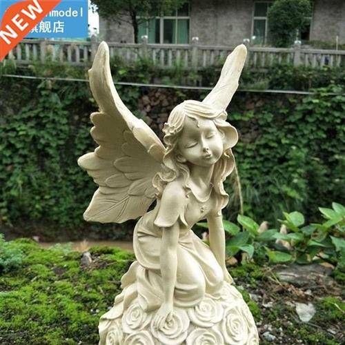 Home Decoration Nordic Creative Angel Girl Sculpture Candles
