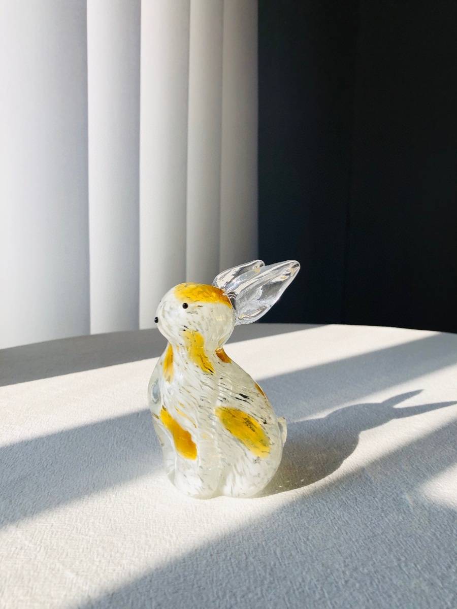 Mid -Autumn Festival limited glazed jade rabbit export rabbit decoration