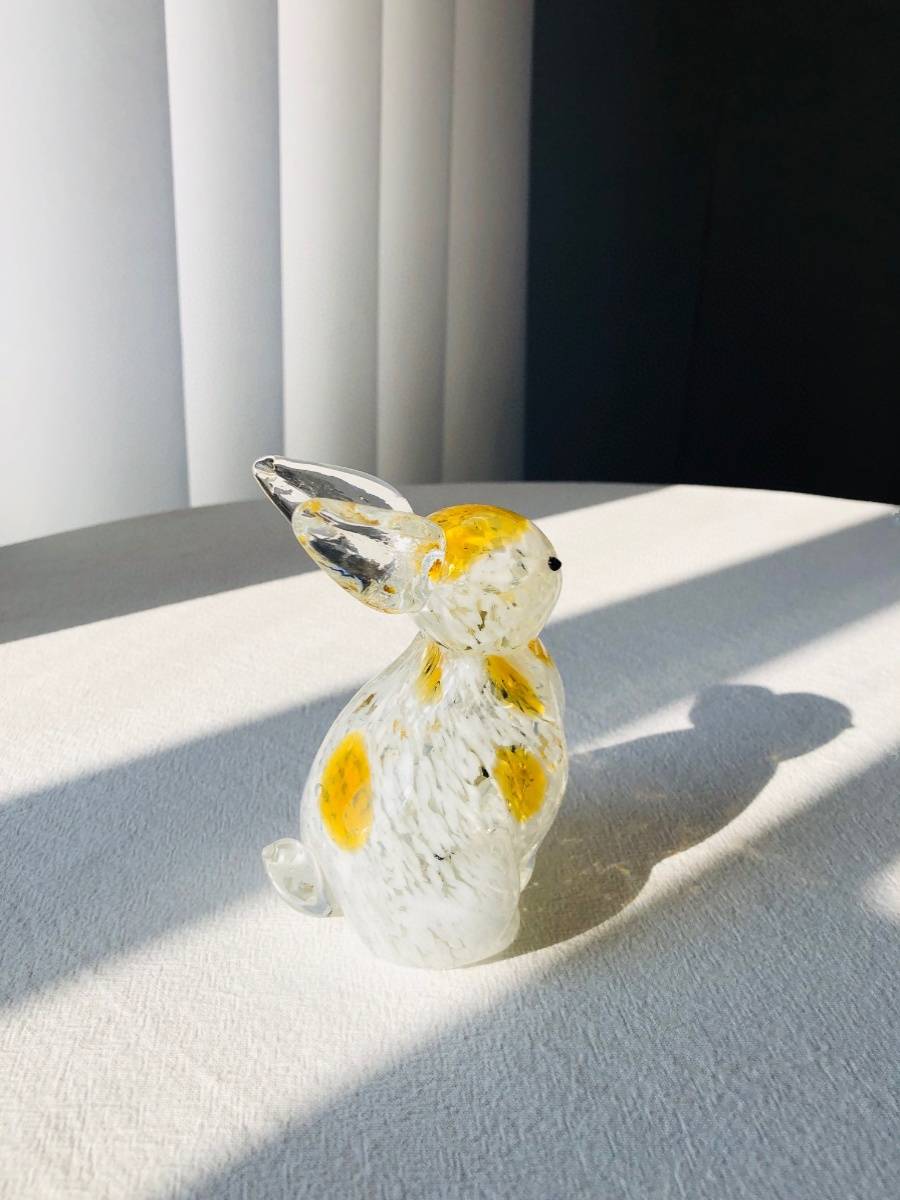 Mid -Autumn Festival limited glazed jade rabbit export rabbit decoration