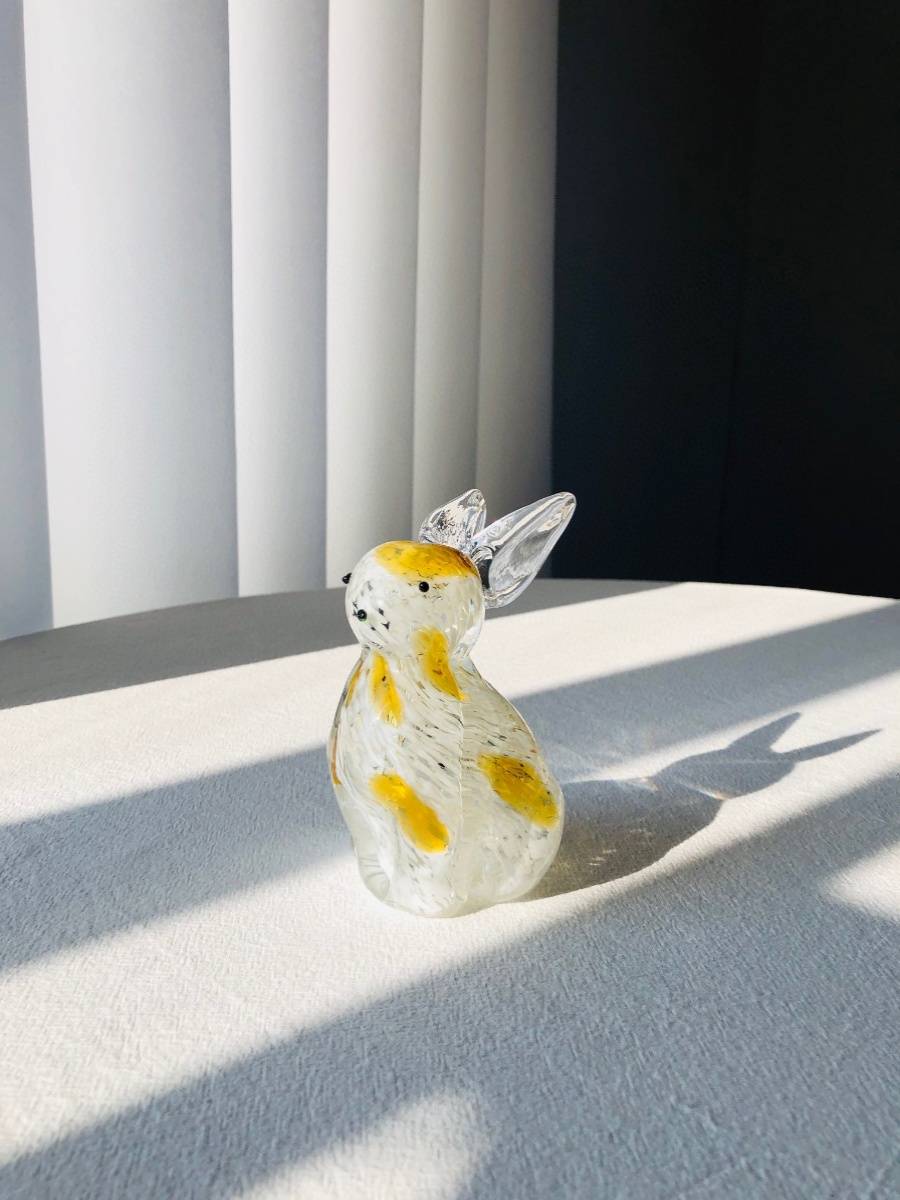 Mid -Autumn Festival limited glazed jade rabbit export rabbit decoration