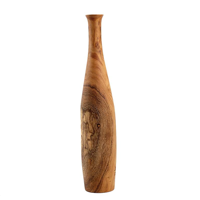 Wooden vase Exit Tail Single -style Home Packing Nordic Loggal Flower Hiber B & B.