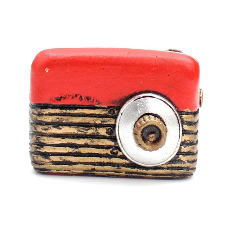 If creative Zakka European style retro old tape machine radio resin model decorative ornaments