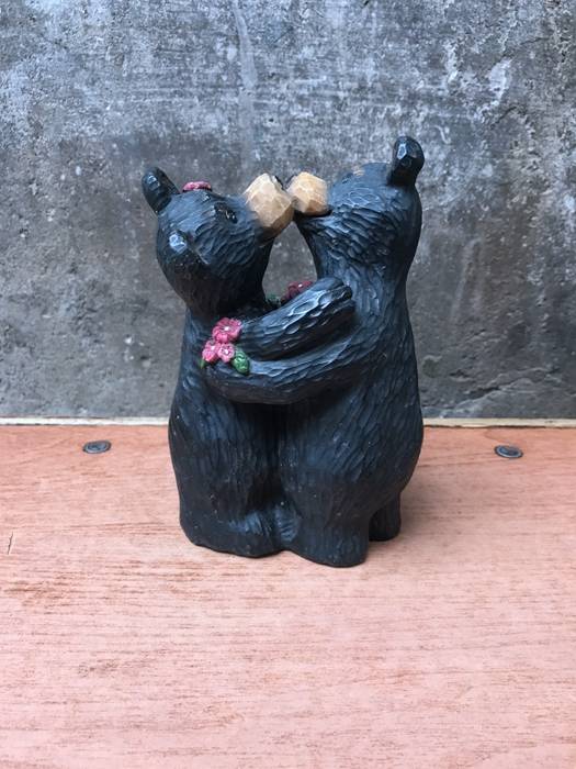Bear sample resin carving gift home decoration