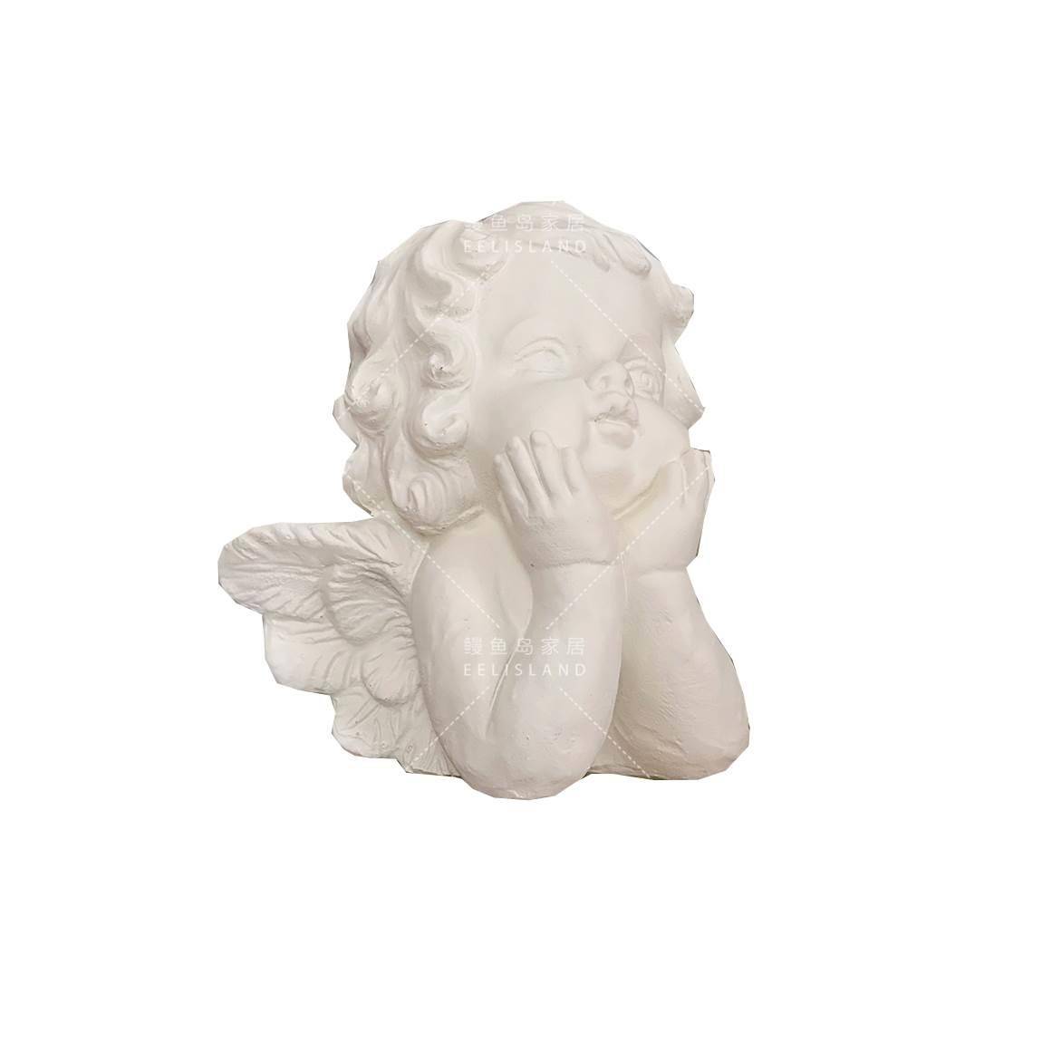 Middle -aged style retro angel French sculpture decoration home soft bedroom restaurant swinging props decoration