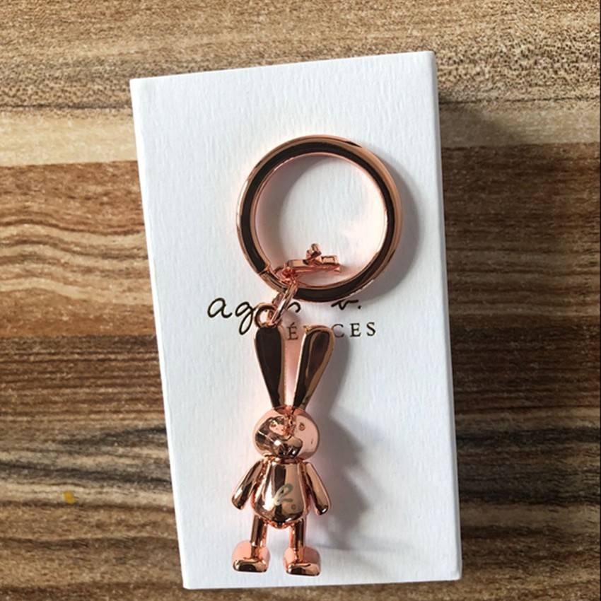 Limited Easter Rabbit keychain Super cute gift Couple key ring bag pendant