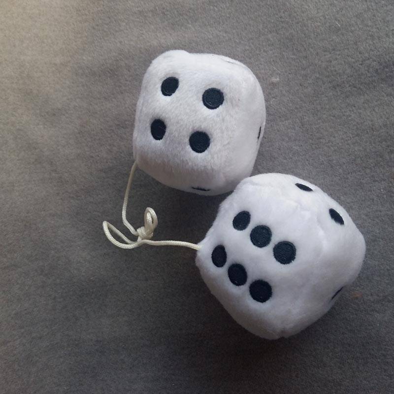 Plush white children's toy small pendant