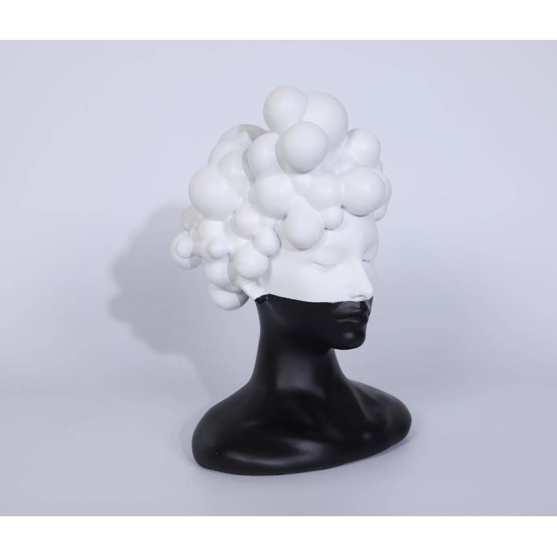 Simple modern resin character sculpture semi -statue ornaments soft decoration home instant noodle sales office light luxury setting