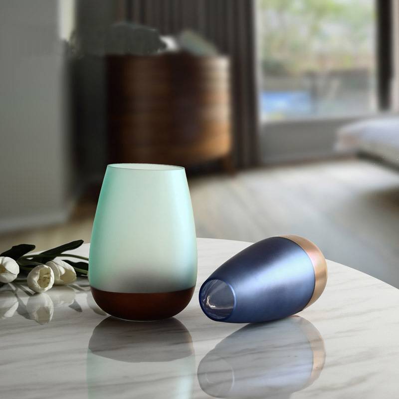 Nordic modern vase Creative decoration living room flower arrangement crafts, television cabinet flower wares home dressing glass decoration