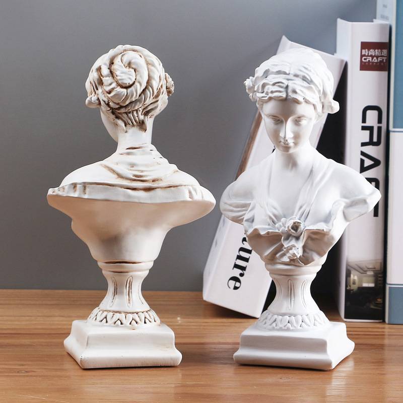 BK9K explosion retro Venus sculpture ornament European style as old figure statue craftsmanship gypsum portrait bookcase