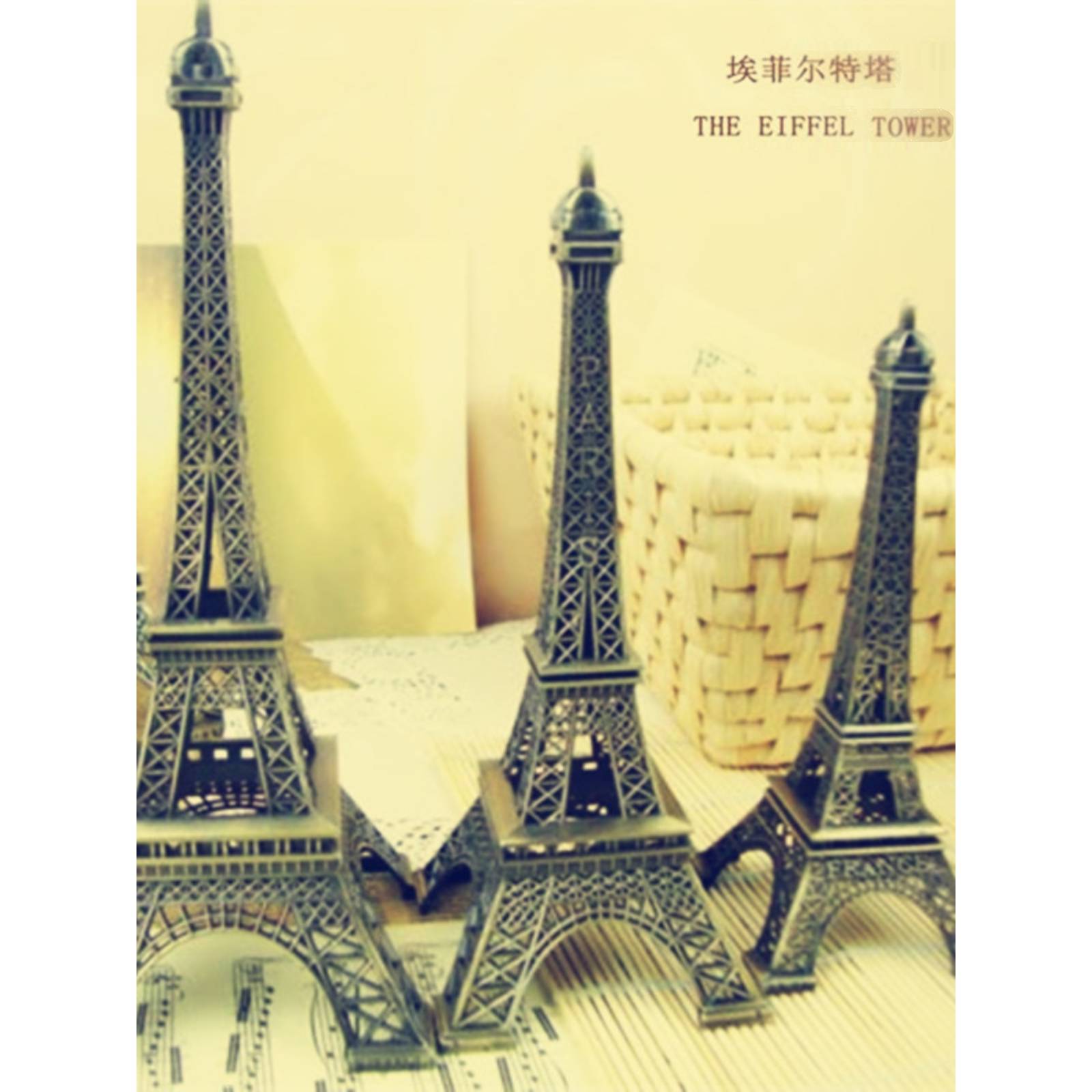 48cm Paris Tower Swing Eiffel Tower Model French Paris Tourist Souvenirs Festival Day Gift