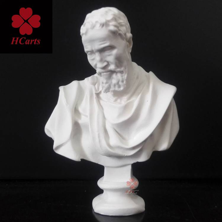 Small resin plaster chest like open desktop ornament Michelangro mini gypsum avatar hcarts gypsum statue