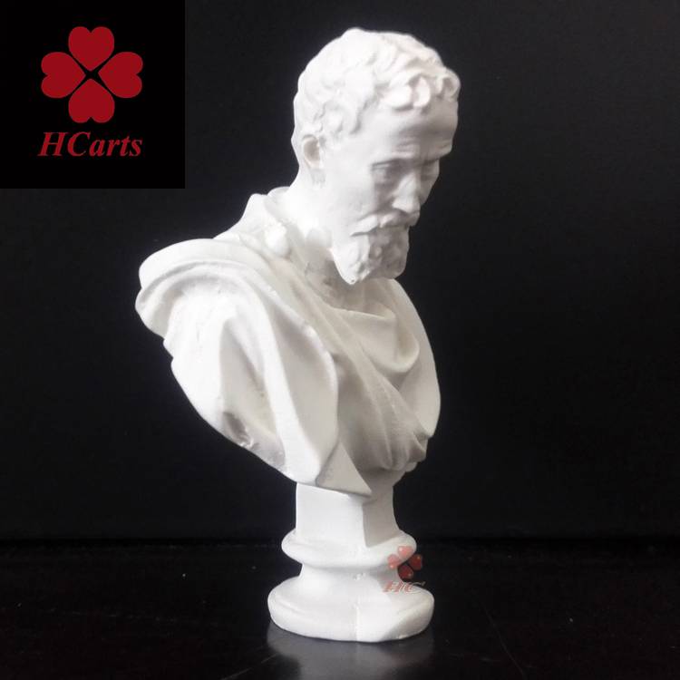 Small resin plaster chest like open desktop ornament Michelangro mini gypsum avatar hcarts gypsum statue