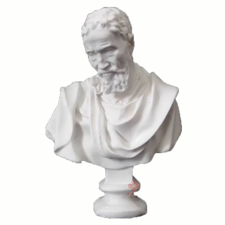 Small resin plaster chest like open desktop ornament Michelangro mini gypsum avatar hcarts gypsum statue