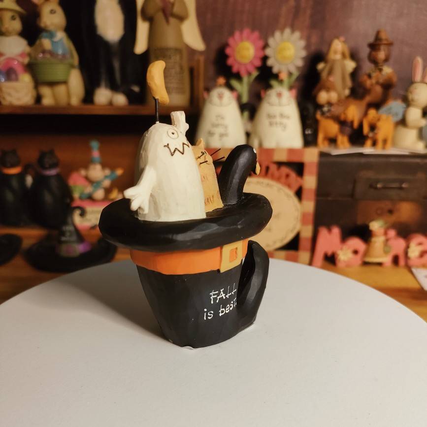 85358 American retro craft gift decorative ornaments, rich resin new veteran Halloween Apo