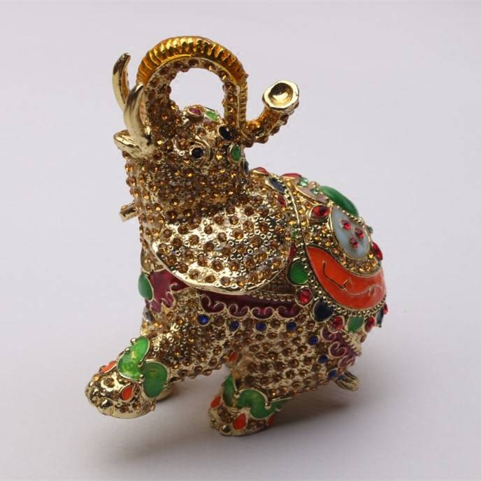 Russian diamond jewelry box European style crafts