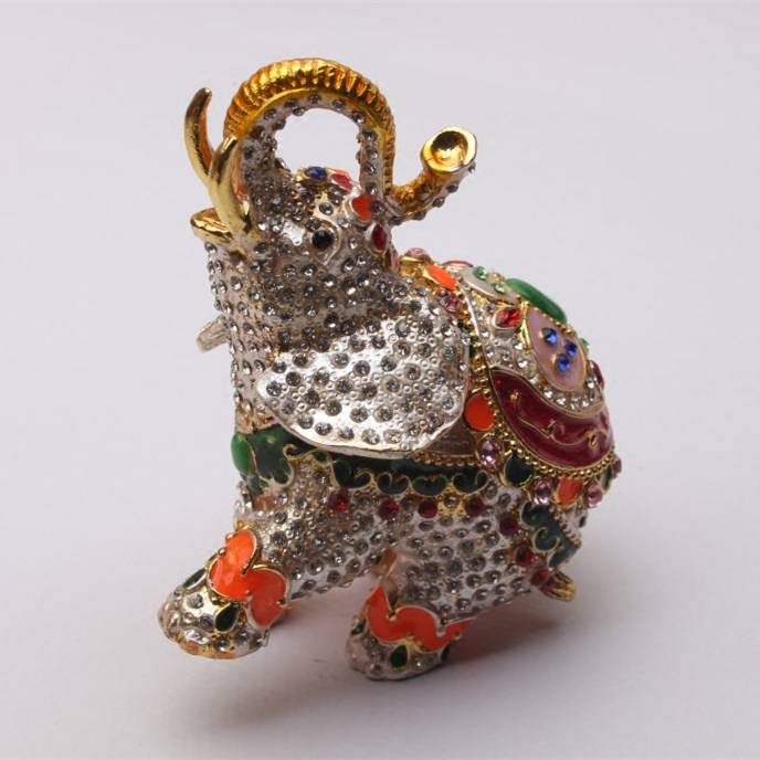Russian diamond jewelry box European style crafts