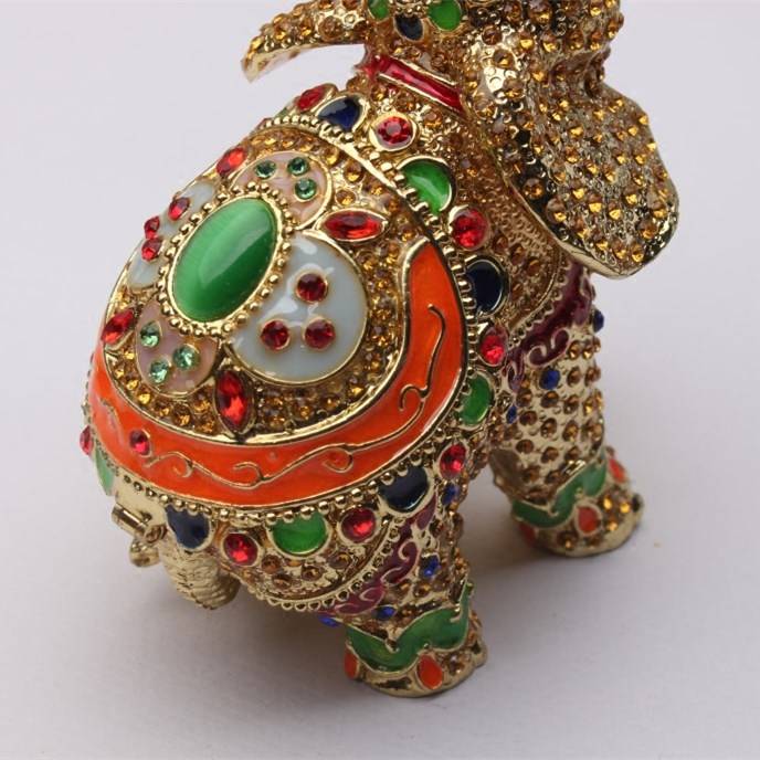 Russian diamond jewelry box European style crafts