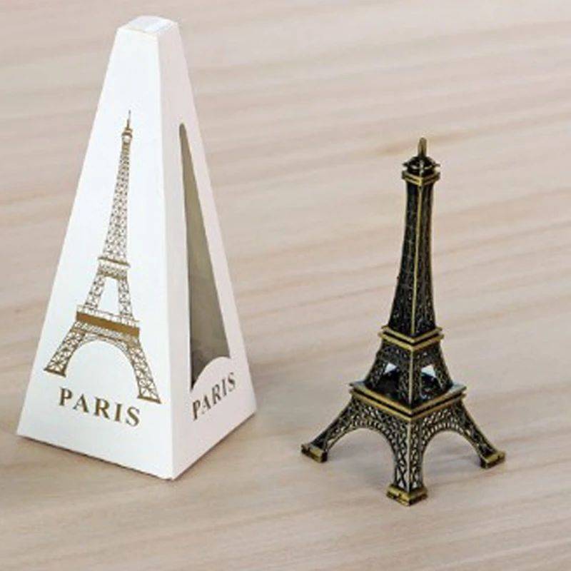 Vintage Paris Eiffel Tower Metal Crafts Home Table Ornament