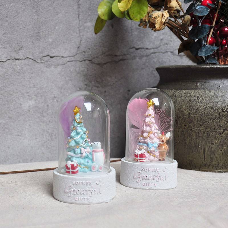 Village rural wind bear fun Christmas tree