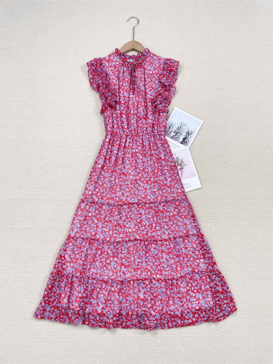 Dress dress long floral skirt