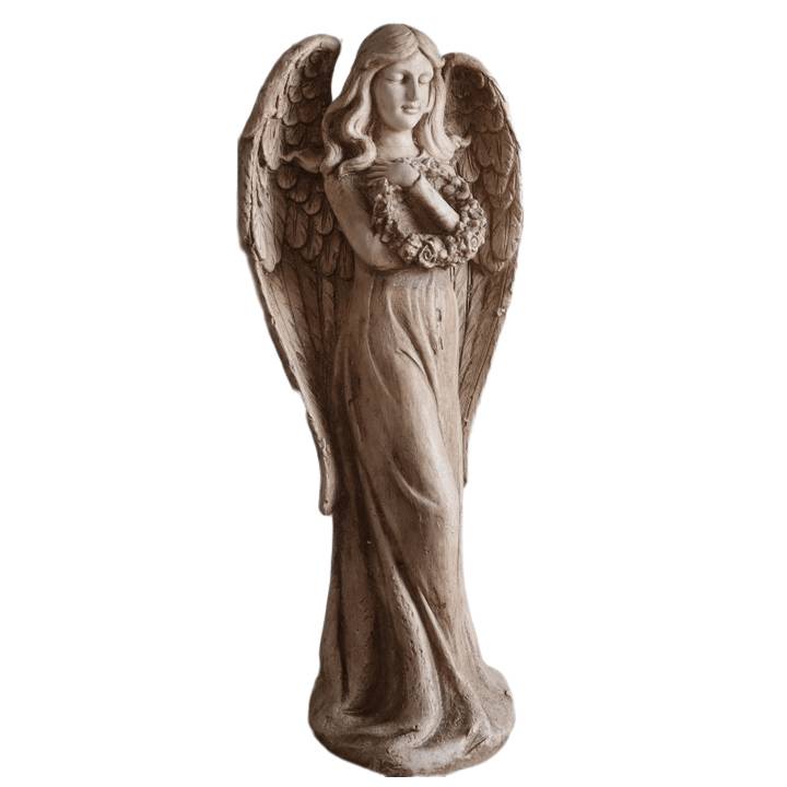 Hundred acres of retro angel decorations are old courtyard gardens