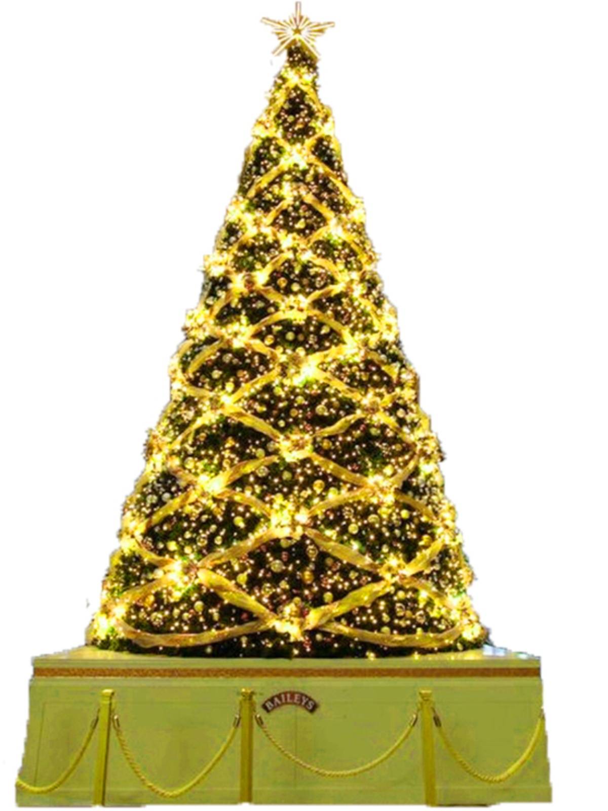 Christmas Mall Meichen Large Tree Light Outdoor Framework Christmas Lighting Scenes Style Laughing Display Decoration