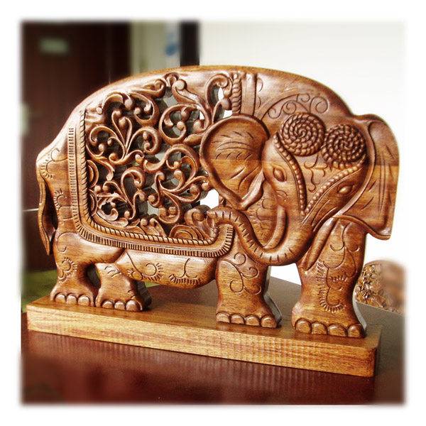 New product special Southeast Asian style decorative ornaments Personal gifts auspicious teak elephant decorative European -style solid wood households