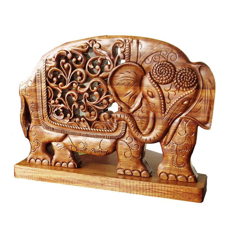New product special Southeast Asian style decorative ornaments Personal gifts auspicious teak elephant decorative European -style solid wood households