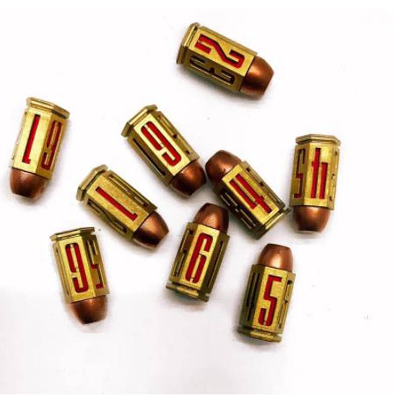 D6 Bullet Dice Setd6 Bullet Dice Dice Crafts Crafts Packing Resin Creative Personality Cross -border