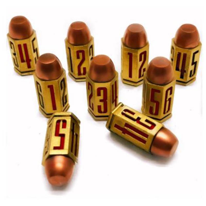 D6 Bullet Dice Setd6 Bullet Dice Dice Crafts Crafts Packing Resin Creative Personality Cross -border