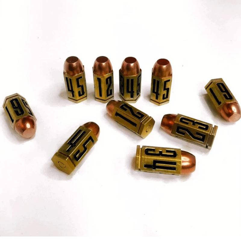 D6 Bullet Dice Setd6 Bullet Dice Dice Crafts Crafts Packing Resin Creative Personality Cross -border