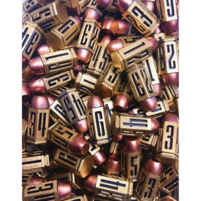 D6 Bullet Dice Setd6 Bullet Dice Dice Crafts Crafts Packing Resin Creative Personality Cross -border