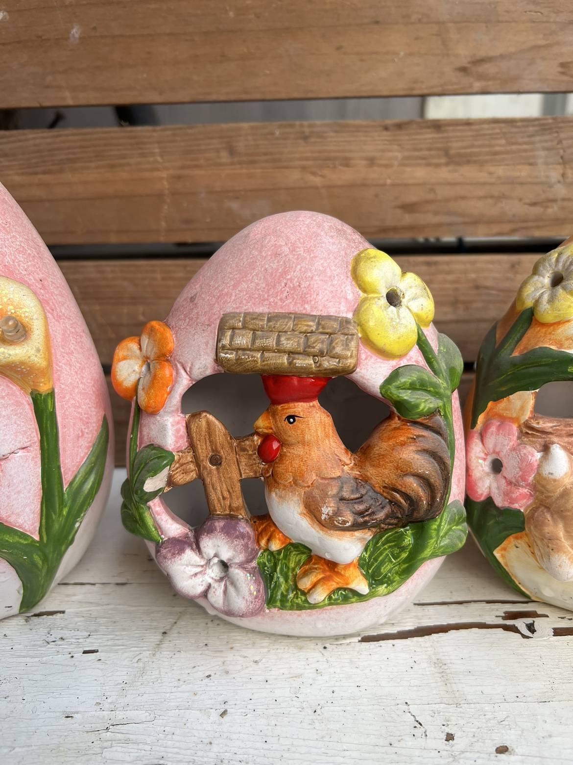 Outer single pastoral decorative egg -shaped ornament garden grocery orphan cartoon eggs ornaments flawed special price