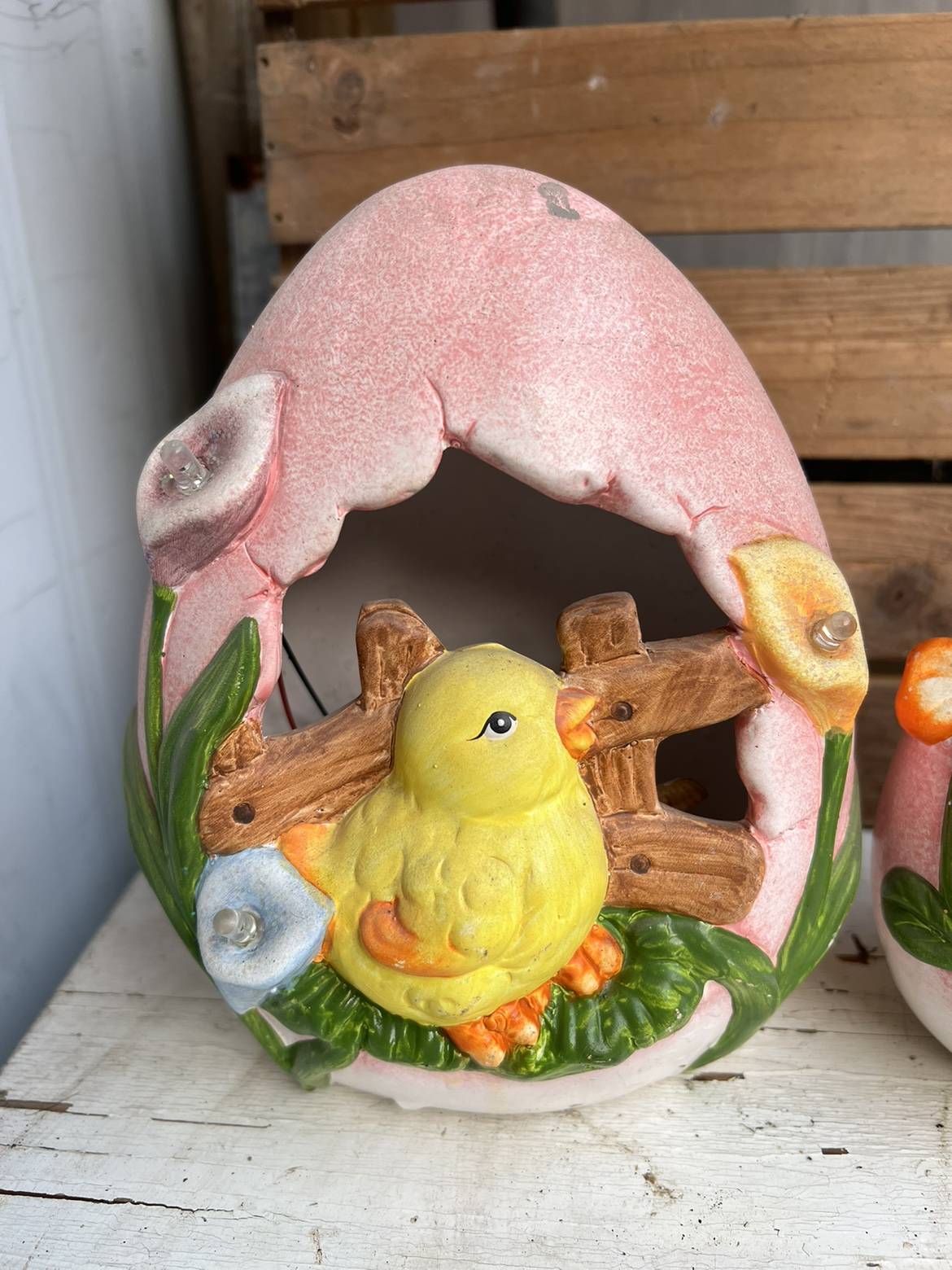 Outer single pastoral decorative egg -shaped ornament garden grocery orphan cartoon eggs ornaments flawed special price