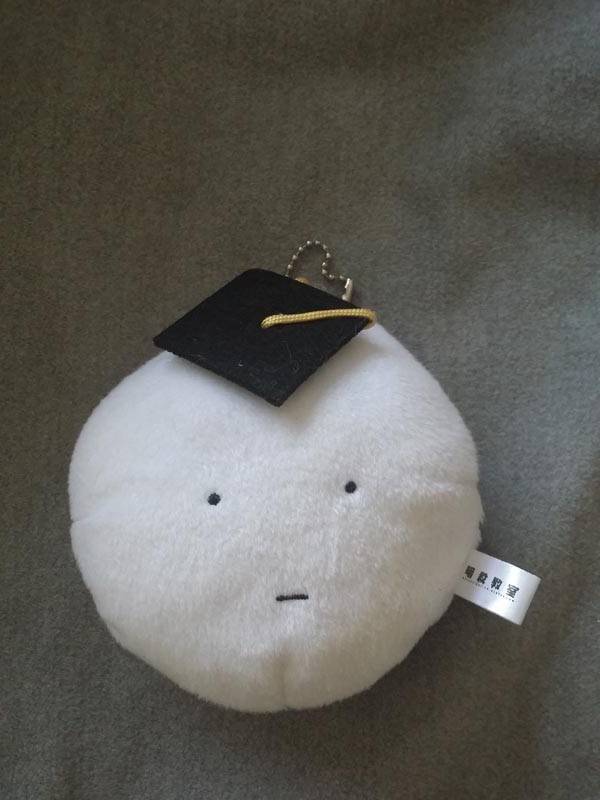 Plush teacher key chain anime pendant