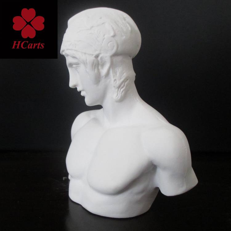 HCARTS mini small resin imitation gypsum statue of war god Mars Mars European statue desktop decoration hand