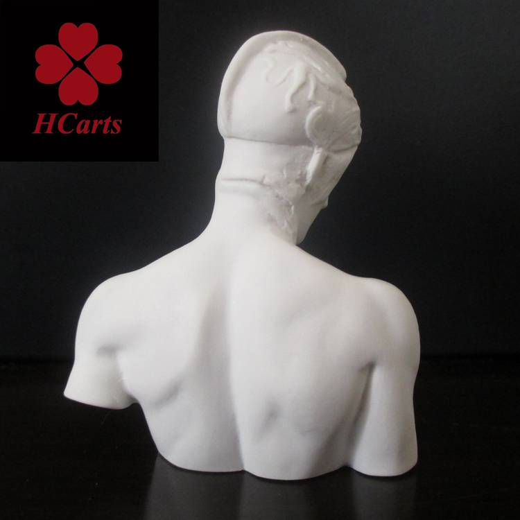 HCARTS mini small resin imitation gypsum statue of war god Mars Mars European statue desktop decoration hand