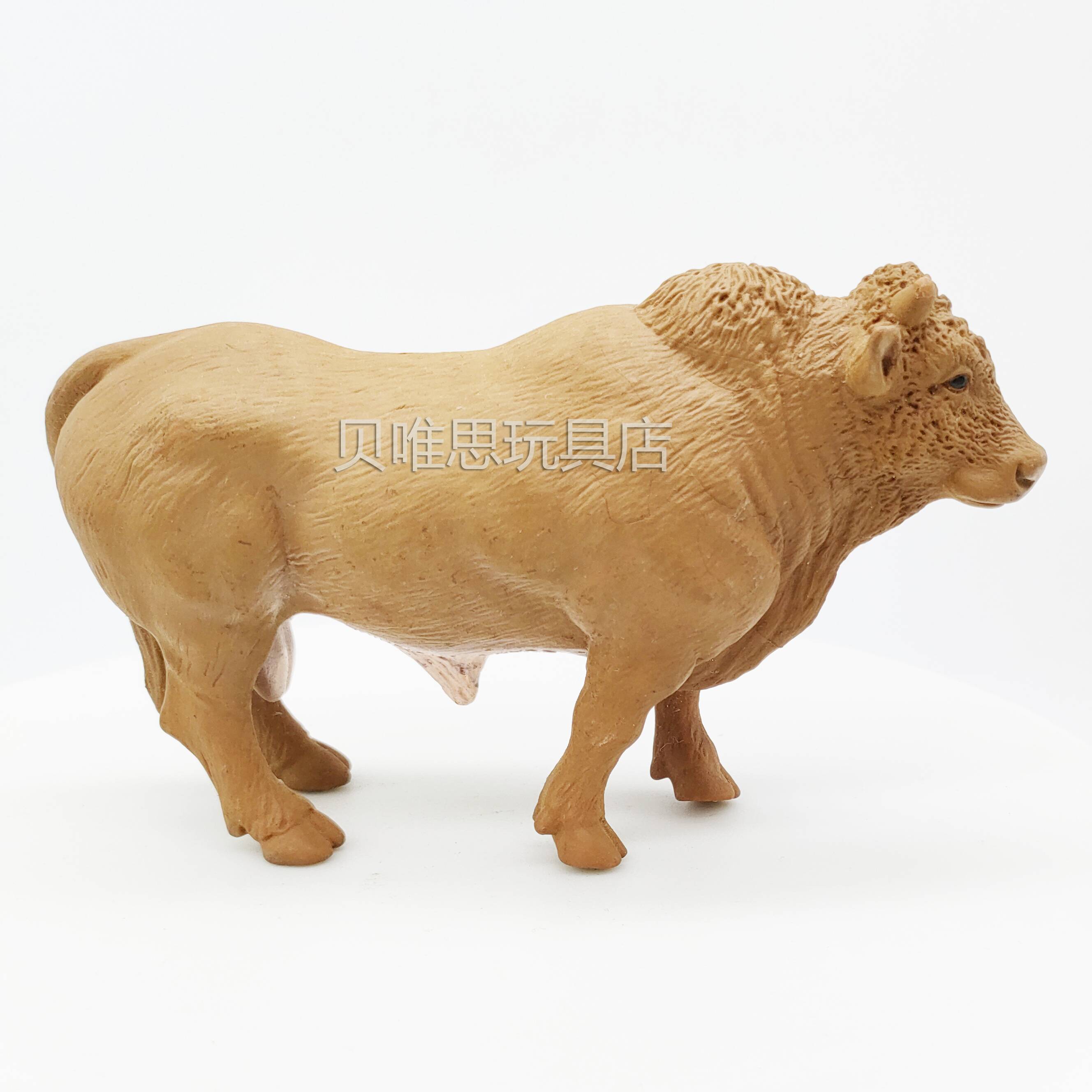 Bull Plastic Simulation Farm Animal Model