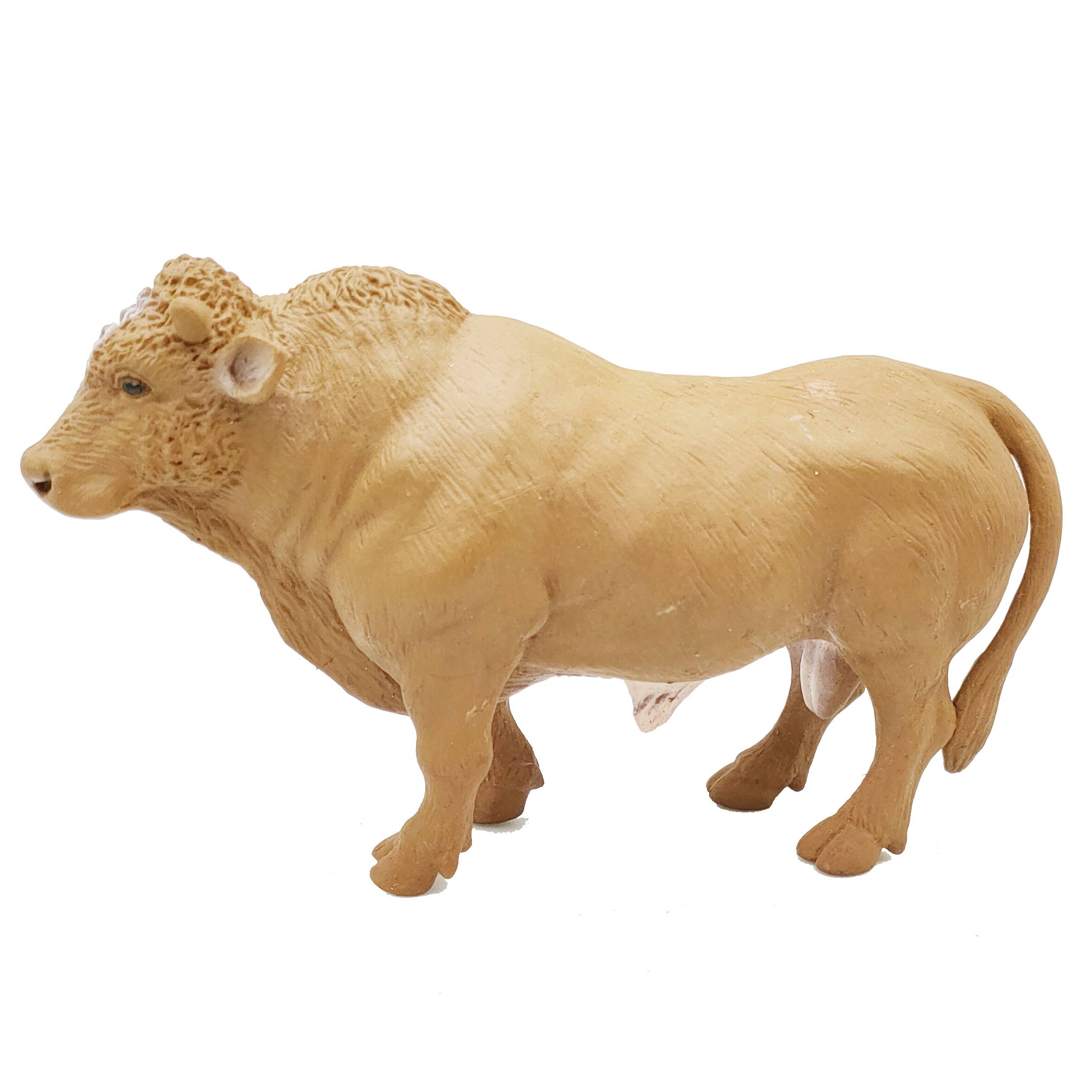 Bull Plastic Simulation Farm Animal Model