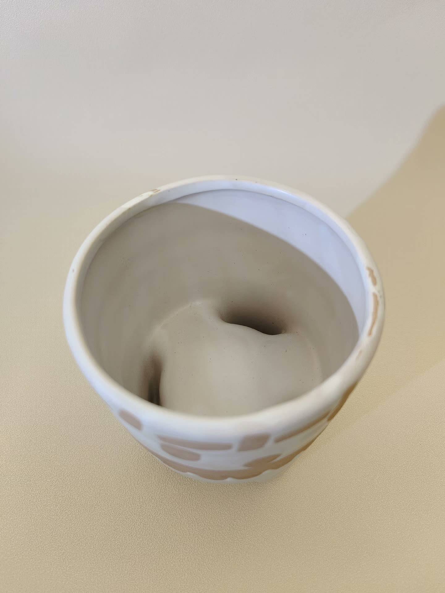 Exit European and American tail single · ceramic three -dimensional geometric pattern flower vase flower pot home ornaments