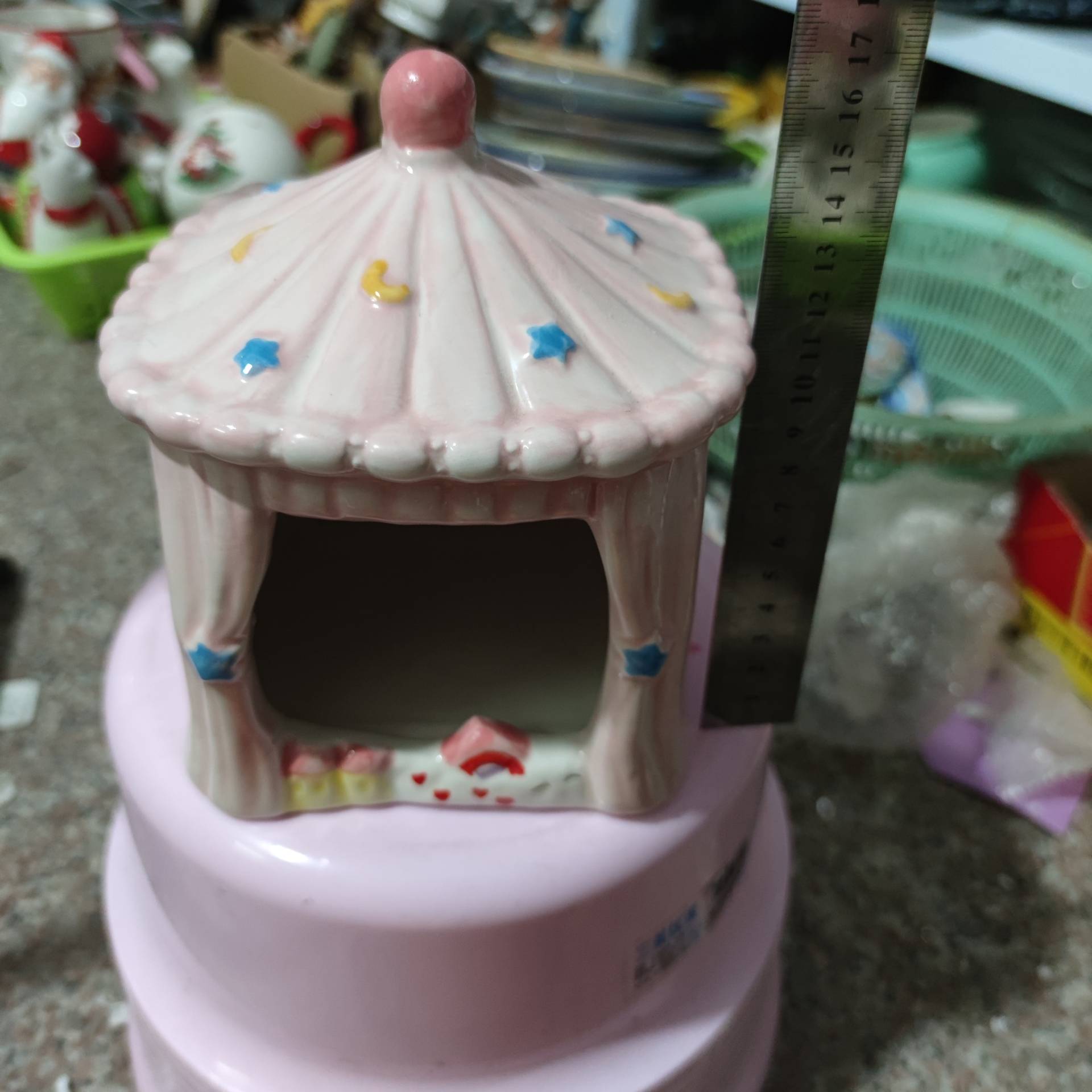 Ceramic Hangzhewo Nest Capture Animal Sleeping Nest Cake Vinnie Bear Pumpkin Car Tent Totoro Settings