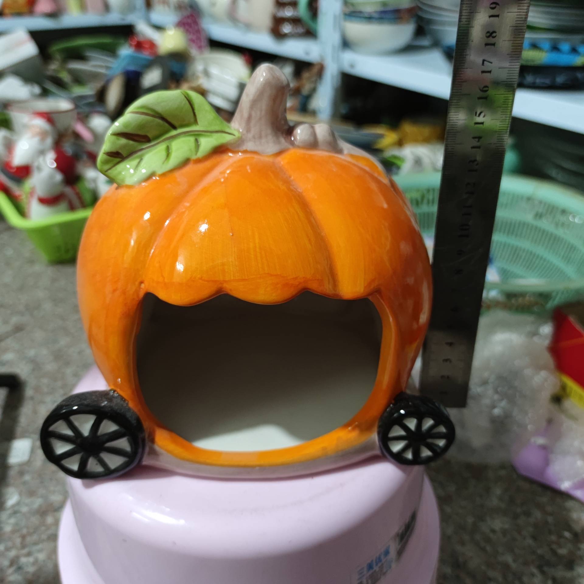 Ceramic Hangzhewo Nest Capture Animal Sleeping Nest Cake Vinnie Bear Pumpkin Car Tent Totoro Settings