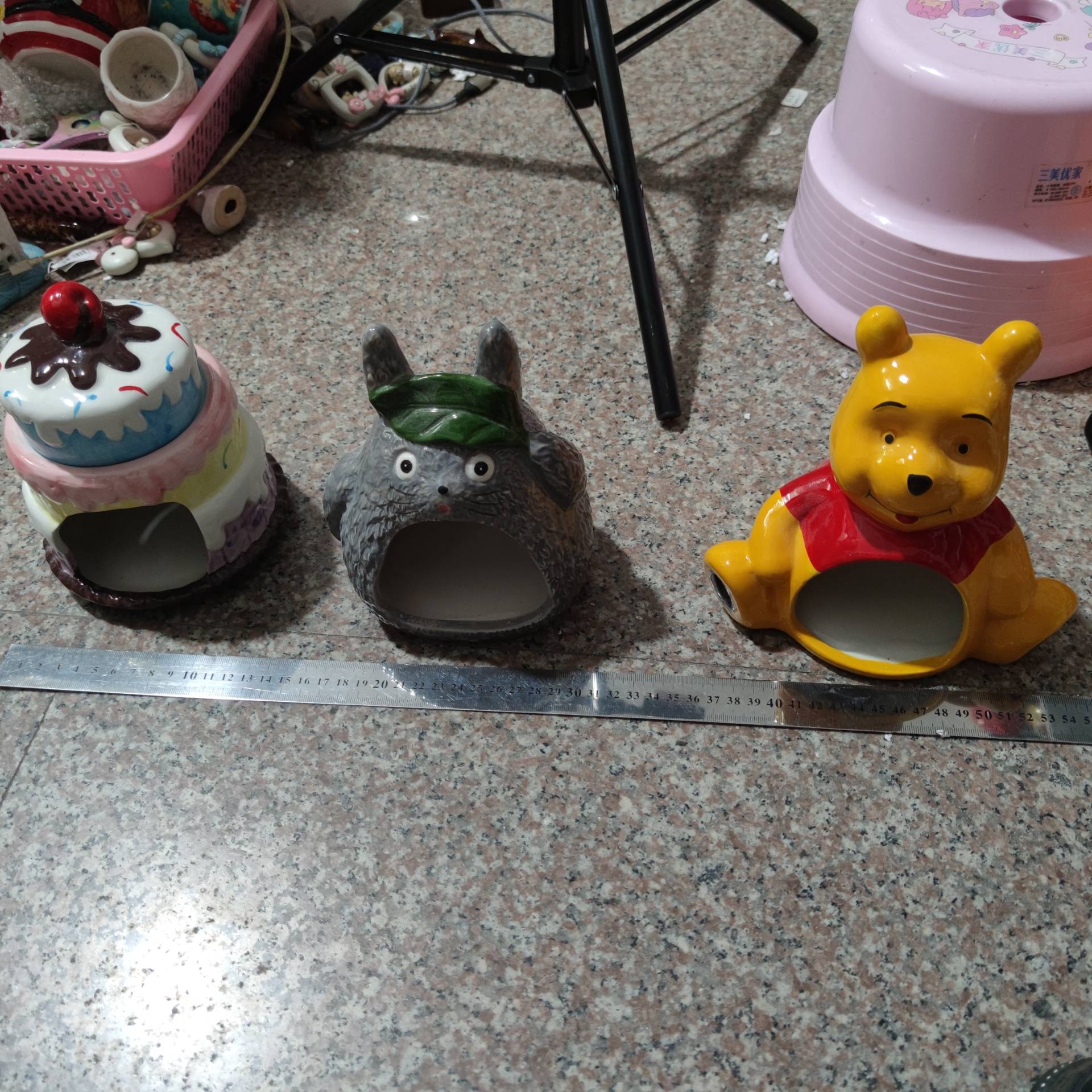 Ceramic Hangzhewo Nest Capture Animal Sleeping Nest Cake Vinnie Bear Pumpkin Car Tent Totoro Settings