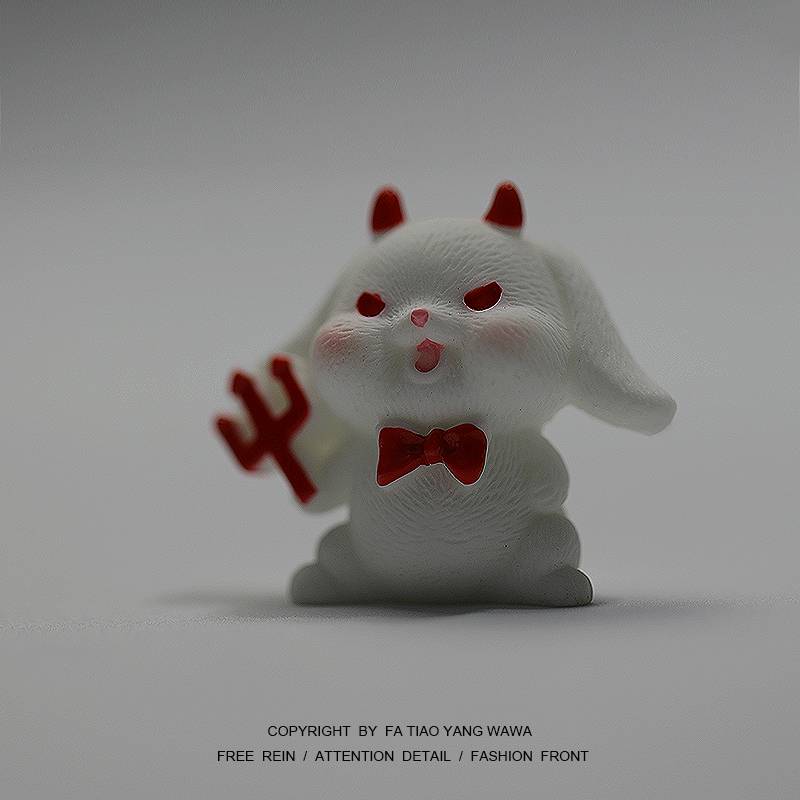 Boring the whole bunch of big devil rabbits to play!