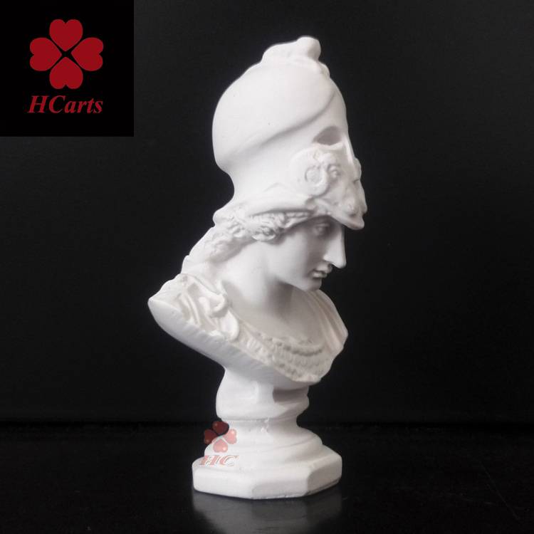 HCARTS mini resin gypsum statue of Athena mini gypsum statue 7cm European desktop decoration hand