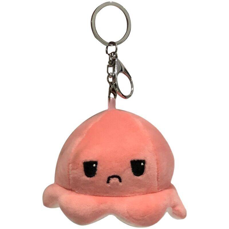 Cross -border flipping octopus doll pendant plush toy new flip octopus keychain doll